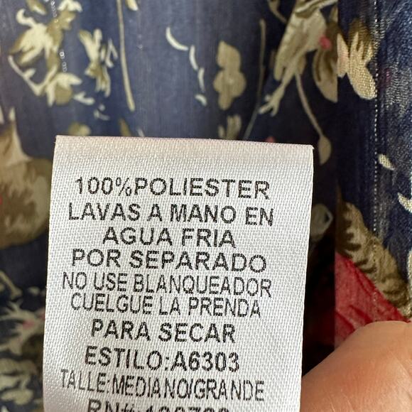 Umgee Floral Print Kimono Bathing Suit Coverup Boho Bell Sleeve Open Front M/L - Picture 9 of 11